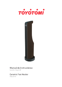 Manual de uso Toyotomi TW-2079W Calefactor