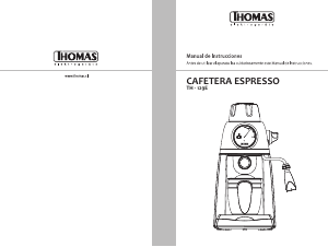 Manual de uso Thomas TH-129E Máquina de café espresso