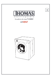Manual de uso Thomas TH-D8KV Secadora