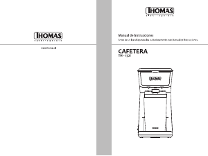 Manual de uso Thomas TH-132i Máquina de café