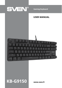 Manual Sven KB-G9150 Keyboard