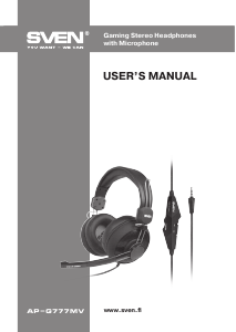 Manual Sven AP-G777MV Headset