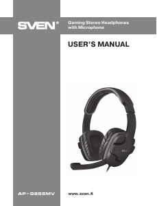 Manual Sven AP-G855MV Headset