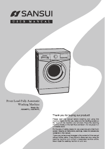 Manual Sansui JSX60FFL Washing Machine