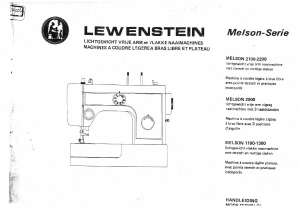 Mode d’emploi Lewenstein Melson 2200 Machine à coudre