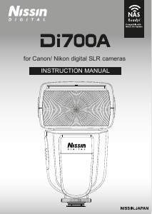 Manual Nissin Di700A (for Canon and Nikon) Flash