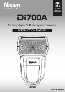 Handleiding Nissin Di700A (for Sony) Flitser