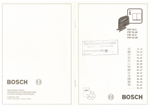 Bedienungsanleitung Bosch PST 52 A Stichsäge
