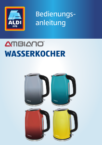 Bedienungsanleitung Ambiano WKO-1 Wasserkocher