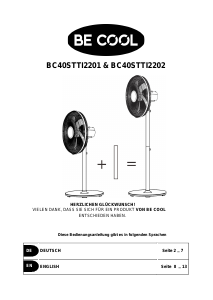 Bedienungsanleitung Be Cool BC40STTI2201 Ventilator