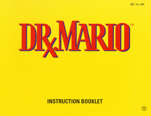 Manual Nintendo NES Dr. Mario