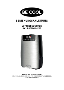 Bedienungsanleitung Be Cool BCLB802IKUHF05 Luftbefeuchter