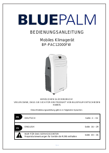 Manual Bluepalm BPPAC12000FW Air Conditioner