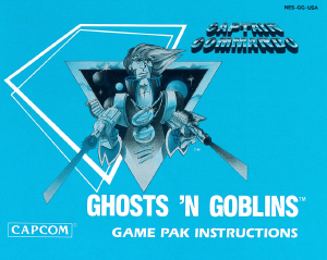 Manual Nintendo NES Ghosts N Goblins