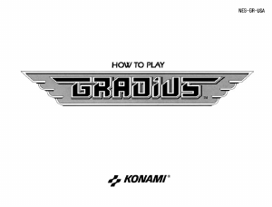 Handleiding Nintendo NES Gradius