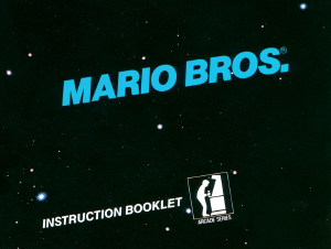 Manual Nintendo NES Mario Bros.