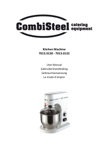 Manual CombiSteel 7013.0132 Stand Mixer