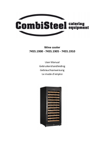 Bedienungsanleitung CombiSteel 7455.1910 Weinklimaschrank