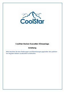 Bedienungsanleitung CoolStar CSDK16000i Klimagerät