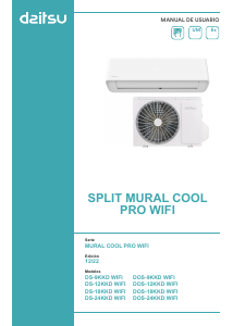 Manual de uso Daitsu DS-24KKD WIFI Aire acondicionado