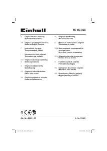 Manual de uso Einhell TC-MC 355 Sierra de corte