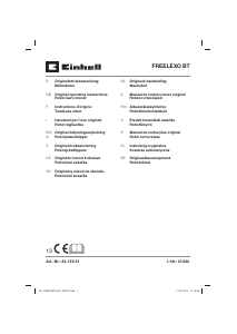 Bedienungsanleitung Einhell FREELEXO 600 BT Rasenmäher