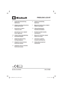 Bedienungsanleitung Einhell FREELEXO 900 LCD BT Rasenmäher