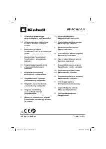 Mode d’emploi Einhell GE-SC 36/35 Li Scarificateur