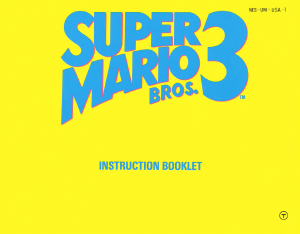 Manual Nintendo NES Super Mario Bros. 3