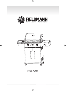 Manuál Fieldmann FZG 3011 Gril