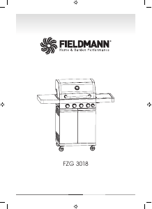 Használati útmutató Fieldmann FZG 3018 Grillsütő