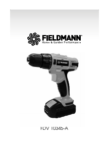 Instrukcja Fieldmann FDV 10345-A Wiertarko-wkrętarka