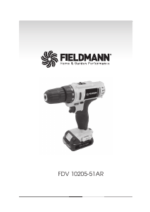Instrukcja Fieldmann FDV 10205-51AR Wiertarko-wkrętarka