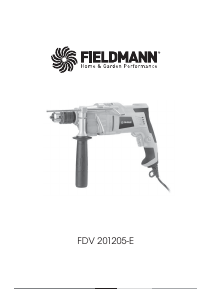 Handleiding Fieldmann FDV 201205-E Klopboormachine