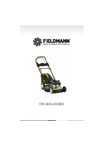 Manual Fieldmann FZR 4615-20LiBES Lawn Mower