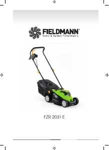 Manuál Fieldmann FZR 2031-E Travní sekačka