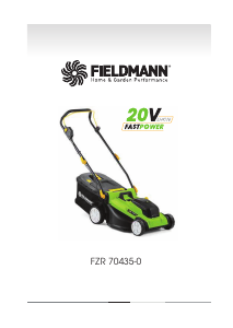 Manuál Fieldmann FZR 70435-0 Travní sekačka