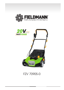 Manuál Fieldmann FZV 70905-0 Vertikutátor