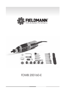 Manuál Fieldmann FDMB 200160-E Přímá bruska