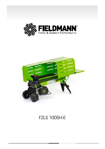 Manuál Fieldmann FZLS 1005H-E Štípačka na dřevo