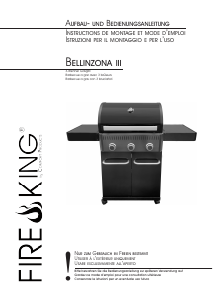 Bedienungsanleitung Fire King Bellinzona III Barbecue