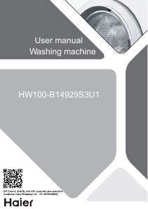 Manual Haier HW100-B14929S3U1 Washing Machine