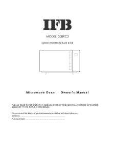 Handleiding IFB 30BRC3 Magnetron