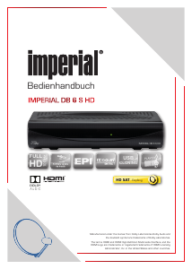 Bedienungsanleitung Imperial DB 6 S HD Digital-receiver