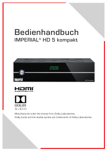 Bedienungsanleitung Imperial HD 5 kompakt Digital-receiver
