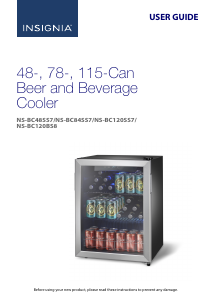 Manual Insignia NS-BC120SS7 Refrigerator