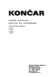 Handleiding Končar LV400BH Vriezer