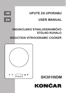 Handleiding Končar SK301INDM Kookplaat