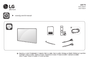 Manual de uso LG 43UT782V0ZC Televisor de LED