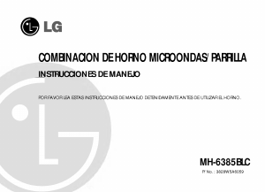 Manual de uso LG MH-6385BLC Microondas